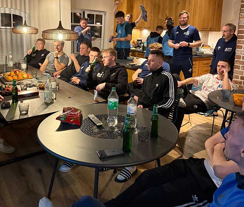Entspannen nach dem harten Training. © 2026 MTSV Hohenwestedt