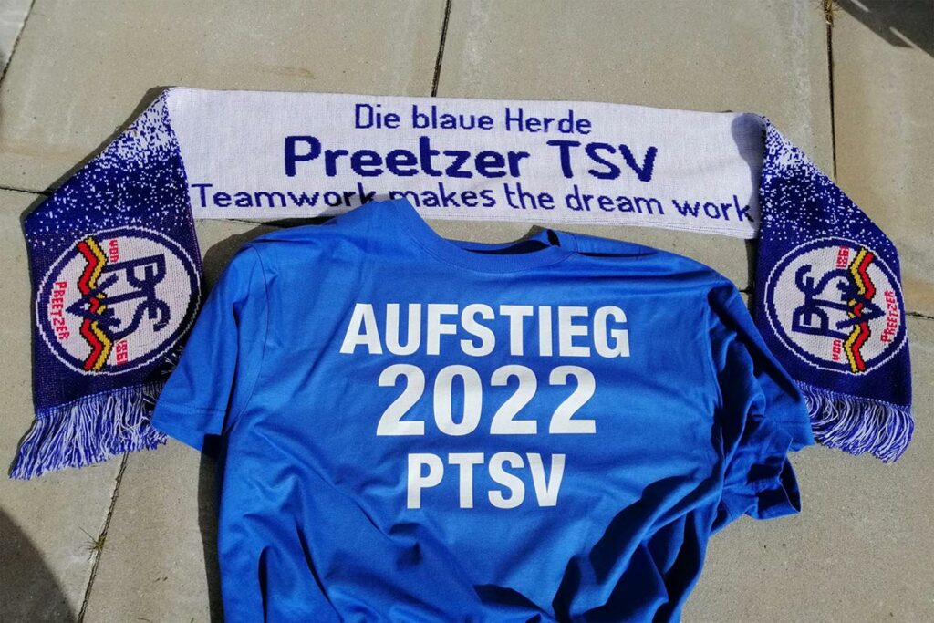 Auch beim Merchandising ist der Preetzer TSV auf einem guten Weg. © hfr Preetzer TSV Auch beim Merchandising ist der Preetzer TSV auf einem guten Weg. © hfr Preetzer TSV
