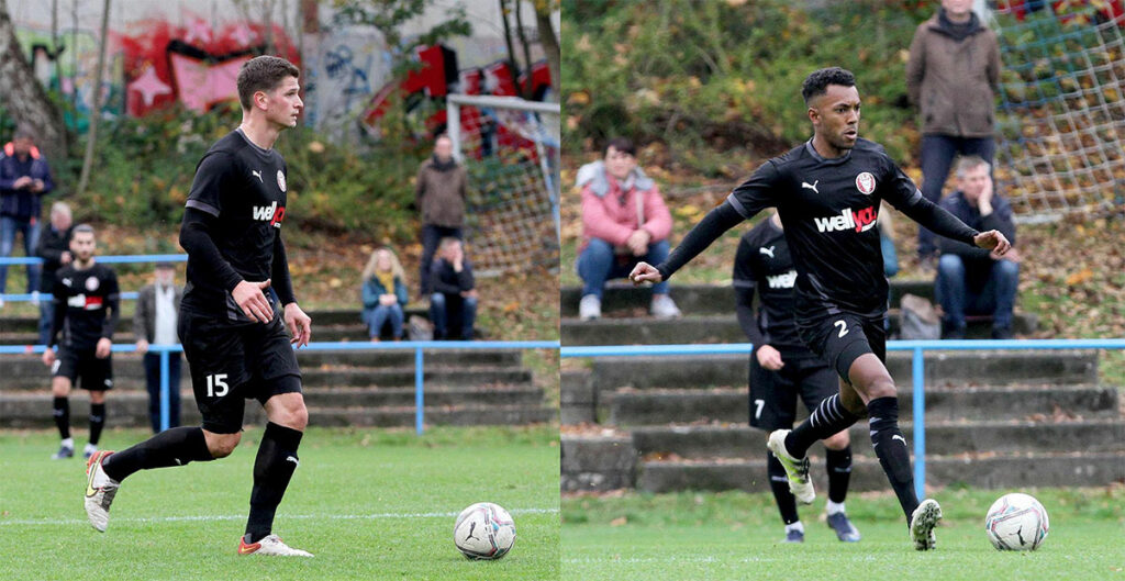 Florian Foit (li.) und Patrick Amponsah organisieren die Defensive bestens. Florian Foit (li.) und Patrick Amponsah organisieren die Defensive bestens. © Ismail Yesilyurt