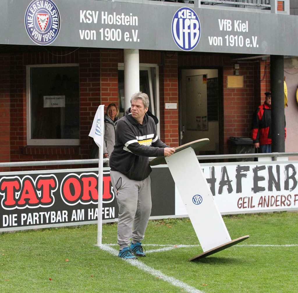 Waldwiesen-Manager Matthias Peggy Kähler kennt viele spannende VfB-Storys - der Platzwart war selbst aktiv in der erfolgreichen Ligazeit. Foto Ismail Yesilyurt