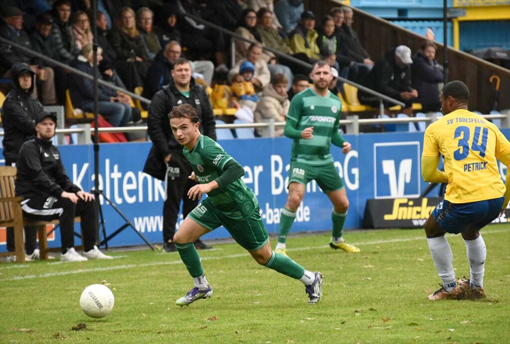 Tom Zarpe vom PSV Neumünster. © 2025 Olaf Wegerich Tom Zarpe vom PSV Neumünster. © 2025 Olaf Wegerich