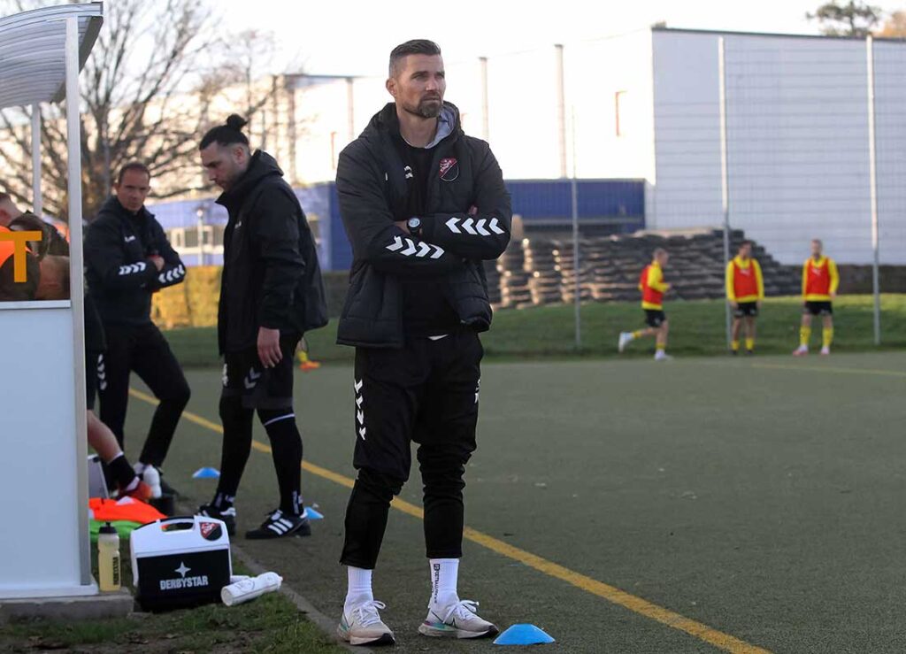 Dennis Usadel (Trainer TSV Kropp). © 2024 Ismail Yesilyurt Dennis Usadel (Trainer TSV Kropp). © 2024 Ismail Yesilyurt