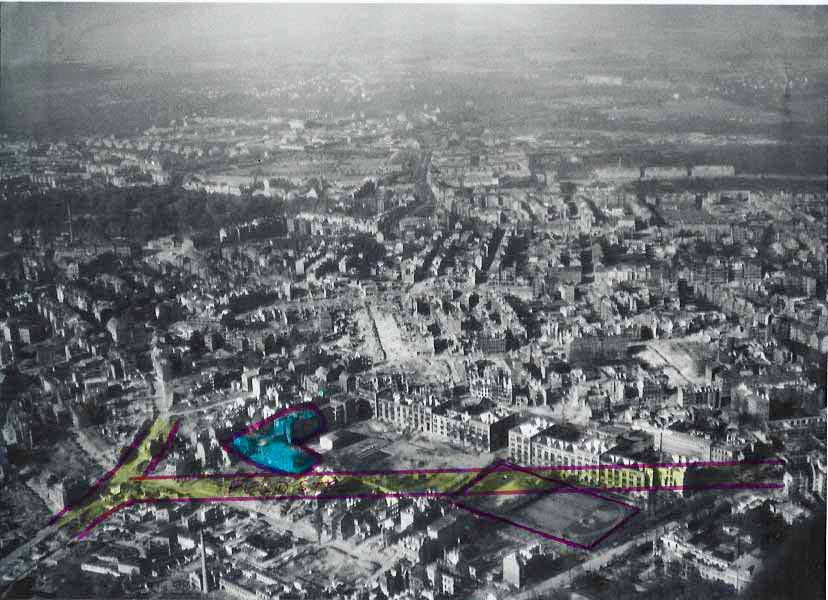 © 2025 Stadt Kiel Luftbild mit Kriegszerstörungen. © 2025 Stadt Kiel