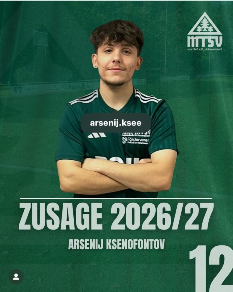 Arsenij Ksenofontov. © 2026 Foto Verein Arsenij Ksenofontov. © 2026 Foto Verein