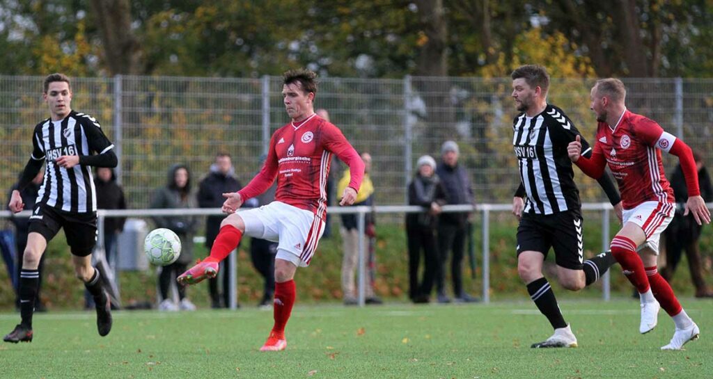 Kevin Link sorgte mit seinem Speed stets für Gefahr und Lücken beim Heikendorfer SV