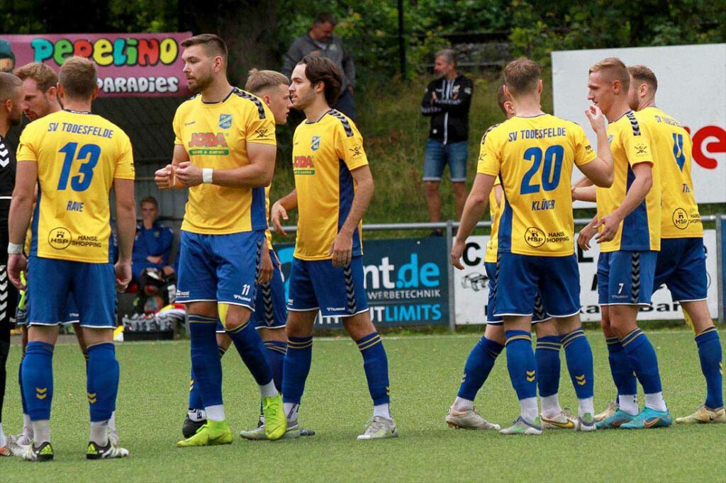 Der SV Todesfelde kann wie auch der PSV Neumünster zwei Fliegen mit einer Klappe schlagen. © 2023 Ismail Yesilyurt