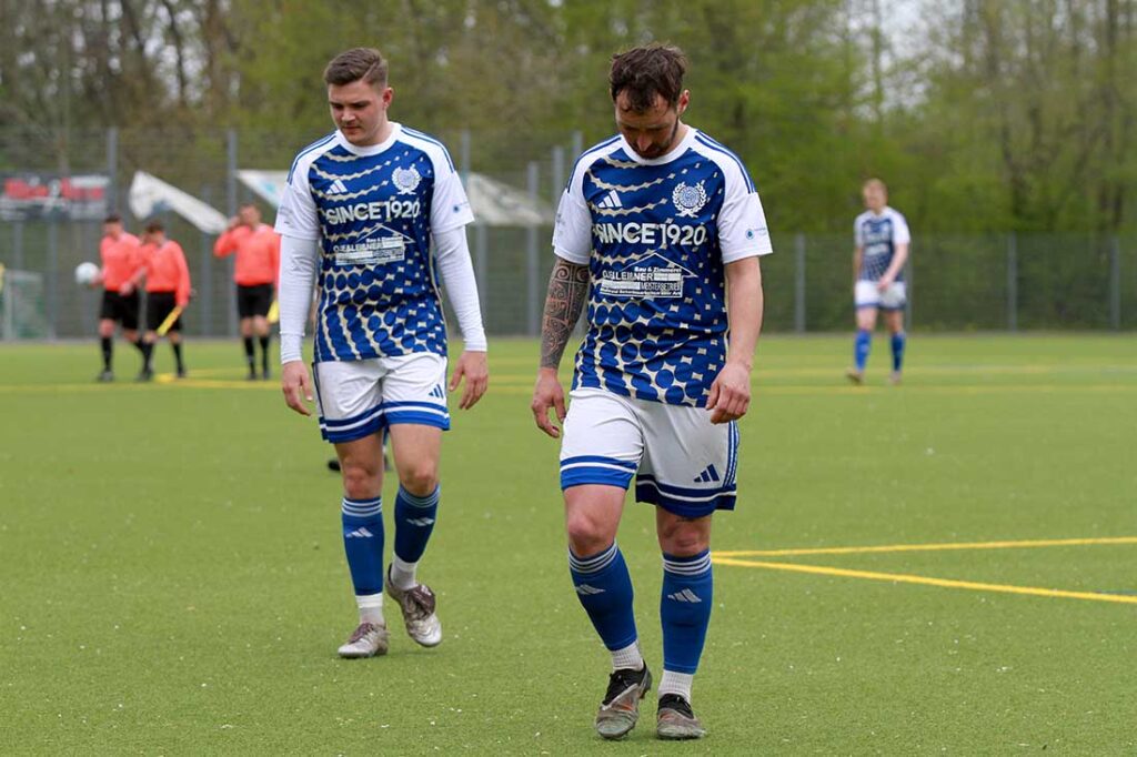 Das Sturmduo des TSV Rantrum mit Rasmus Wunderlich (li.) und Damian Krause (re.) hatte kein Glück im Abschluss. © 2026 Ismail Yesilyurt