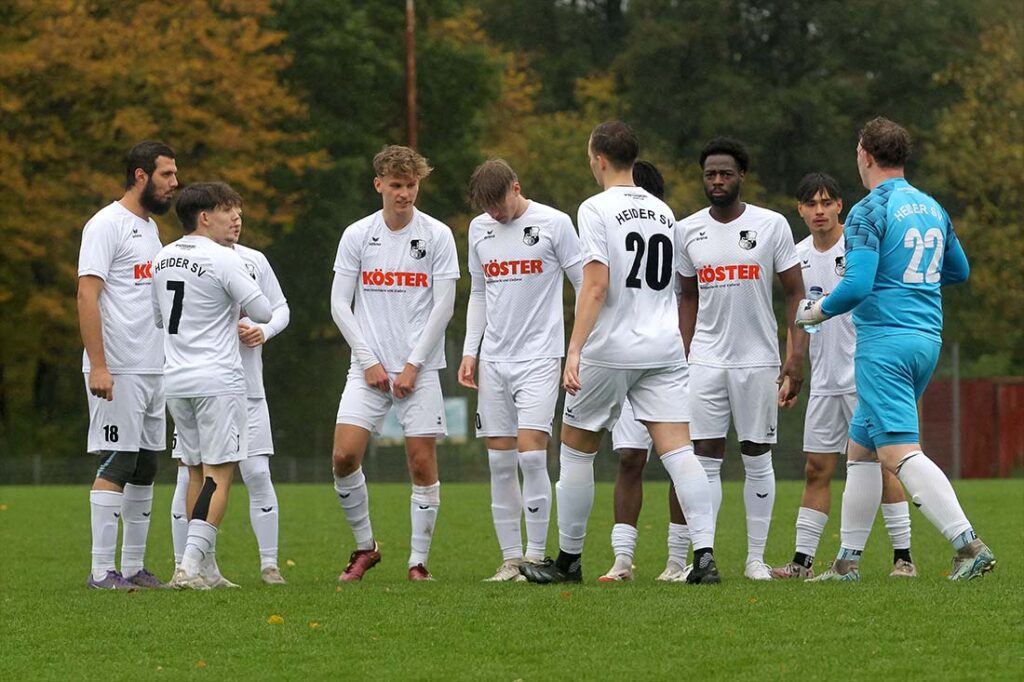 Aufsteiger Heider SV II musste dem großen personellen Problemen einen großen Tribut zollen. © 2025 Ismail Yesilyurt Aufsteiger Heider SV II kommt nicht aus dem Keller der Landesliga Schleswig raus. © 2025 Ismail Yesilyurt
