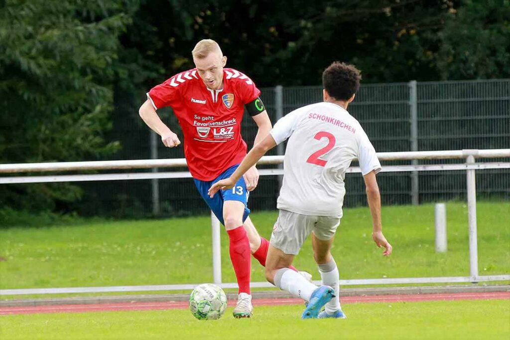 Das gute Spiel von Kapitän Nicolai Steffen und der FSG Saxonia wird im Endergebnis nicht berücksichtigt. © 2023 Ismail Yesilyurt