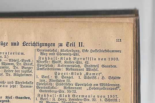 © Stadt Kiel Adressbuch. © Stadt Kiel