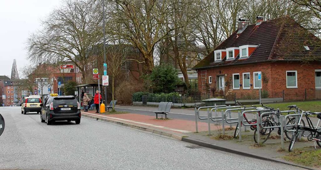 © 2025 privat Bushaltestelle in Kiel. © 2025 privat