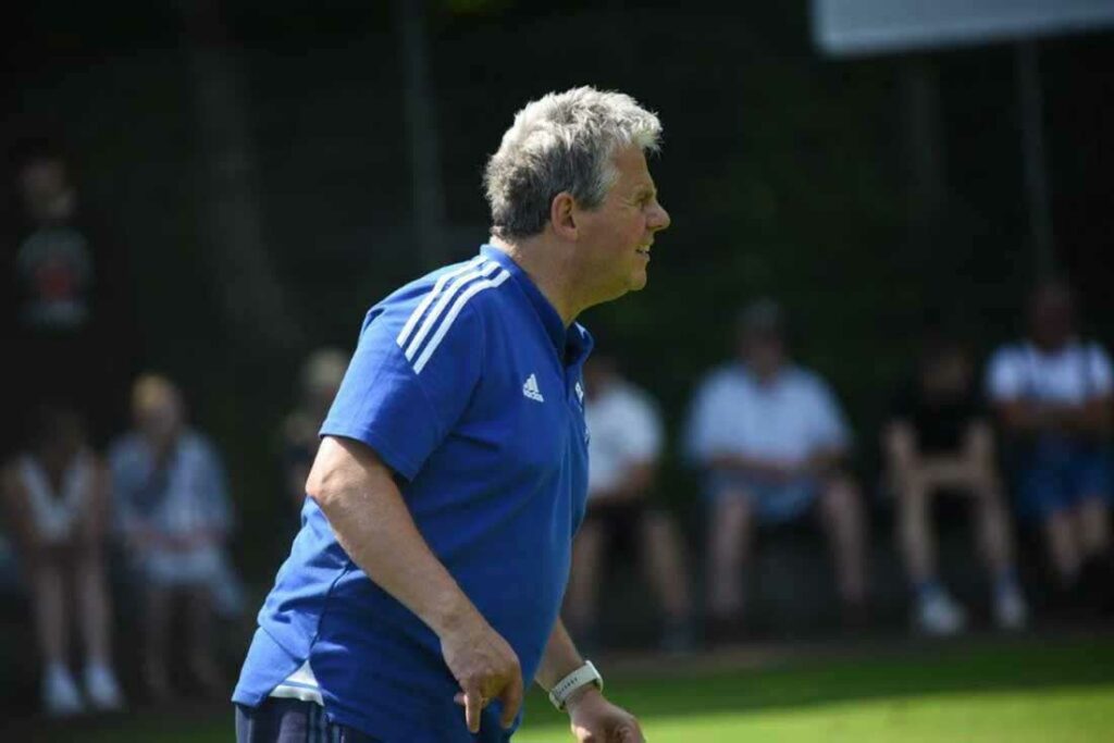 Trainer Hans-Hermann Lausen (TuS Rotenhof). © 2024 Olaf Wegerich Trainer Hans-Hermann Lausen (TuS Rotenhof). © 2024 Olaf Wegerich