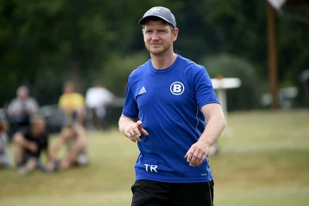 Trainer Frank Weschke (SG Niebar). © 2022 Olaf Wegerich Trainer Frank Weschke (SG Niebar). © 2022 Olaf Wegerich