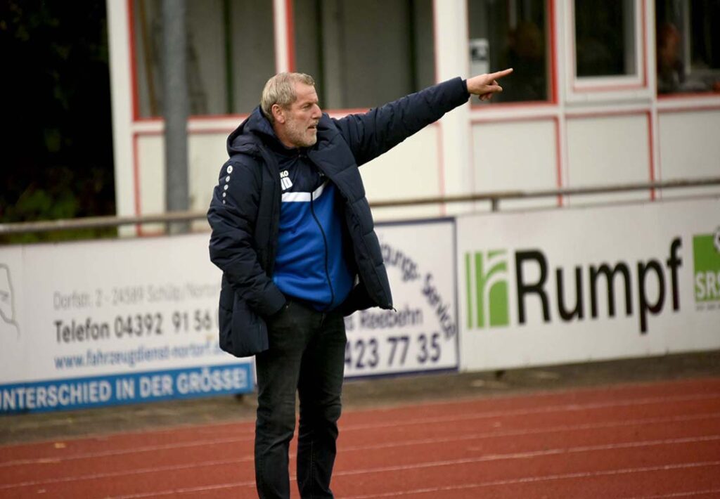 Der Geester Trainer Paul Dobelstein. © 2025 Olaf Wegerich Der Geester Trainer Paul Dobelstein. © 2025 Olaf Wegerich