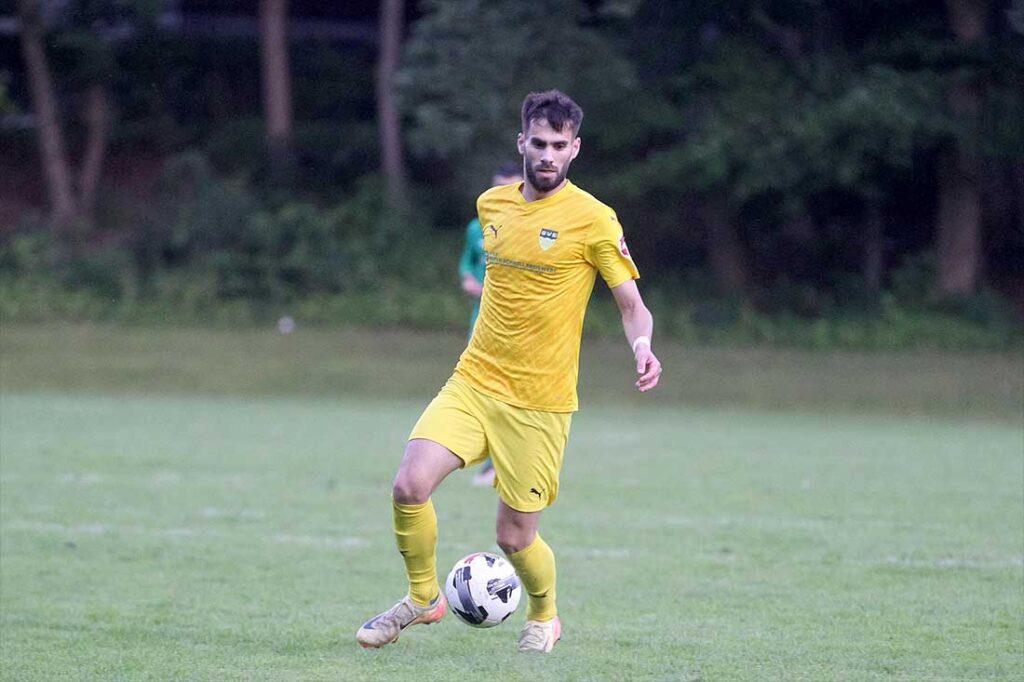 Alban Jashari (SVE Comet Kiel) hat nach anfänglichen Schwierigkeiten in der Saison seinen guten Torriecher wiedergefunden.  © 2025 Ismail Yesilyurt