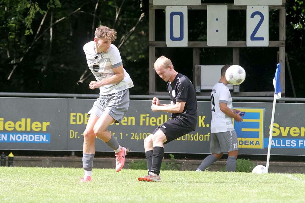Nico Kocks 3:0 in der 67. Minute reichte für den Preetzer TSV nicht zu drei Punkte. © 2025 Ismail Yesilyurt Nico Kocks 3:0 in der 67. Minute reichte für den Preetzer TSV nicht zu drei Punkte. © 2025 Ismail Yesilyurt