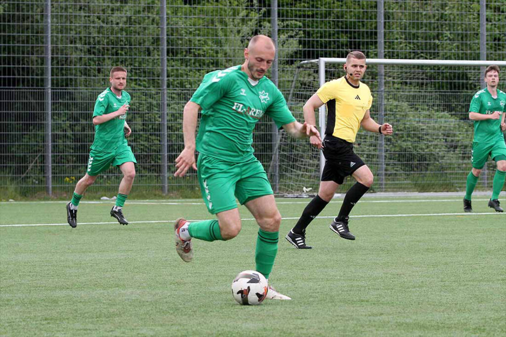 Kim Nitschke (IF Stjernen Flensborg) hielt bei den Kontern das Tempo hoch. © 2025 Ismail Yesilyurt Kim Nitschke (IF Stjernen Flensborg) hielt bei den Kontern das Tempo hoch. © 2025 Ismail Yesilyurt