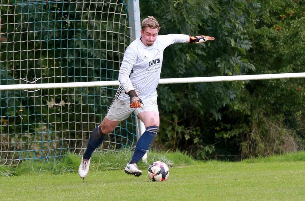 Hielt seinen Kasten sauber - Fabian Hoppe vom TSV Stein mit einer starken Leistung (Archivfoto). © 2022 Ismail Yesilyurt