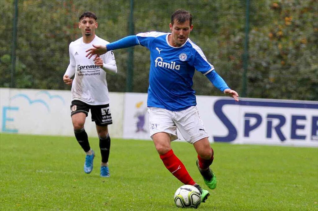 Tim Siedschlag, hier im Dress von Holstein Kiel II, kickt demnächst in der Kreisliga Kiel. © 2019 Ismail Yesilyurt