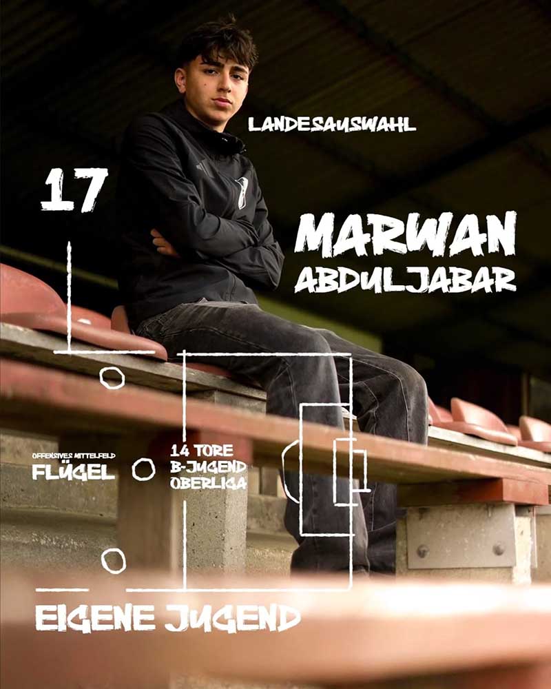 Marwan Abduljabar. © 2026 Heider SV Marwan Abduljabar Steckbrief. © 2026 Heider SV