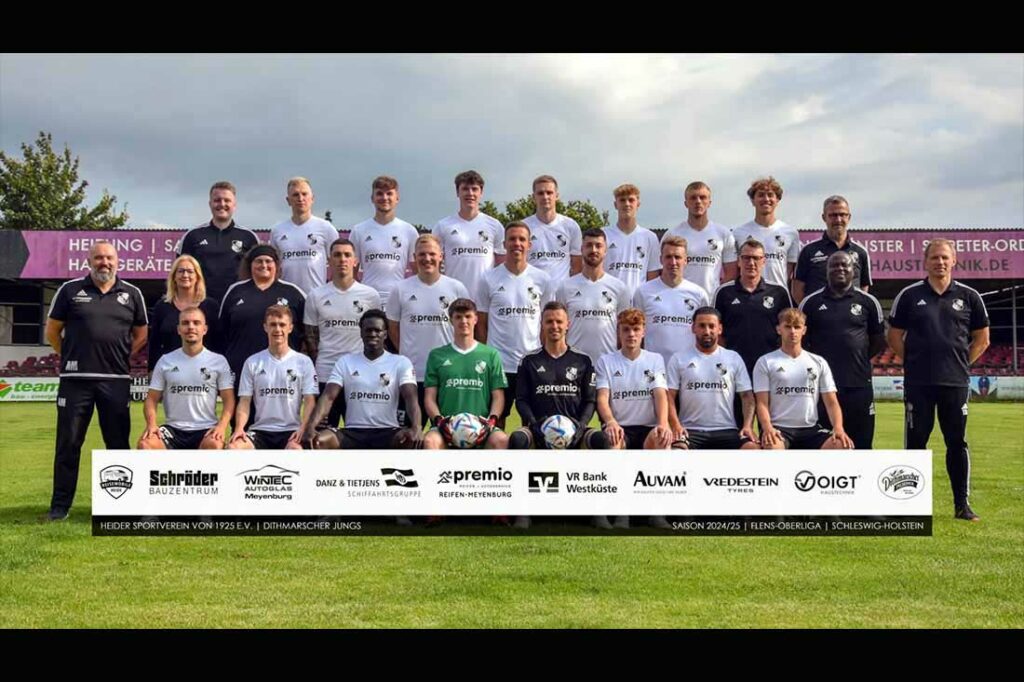Heider SV Mannschaftsfoto 2024/25. © 2024 Heider SV Liga Heider SV Mannschaftsfoto 2024/25. © 2024 Heider SV Liga