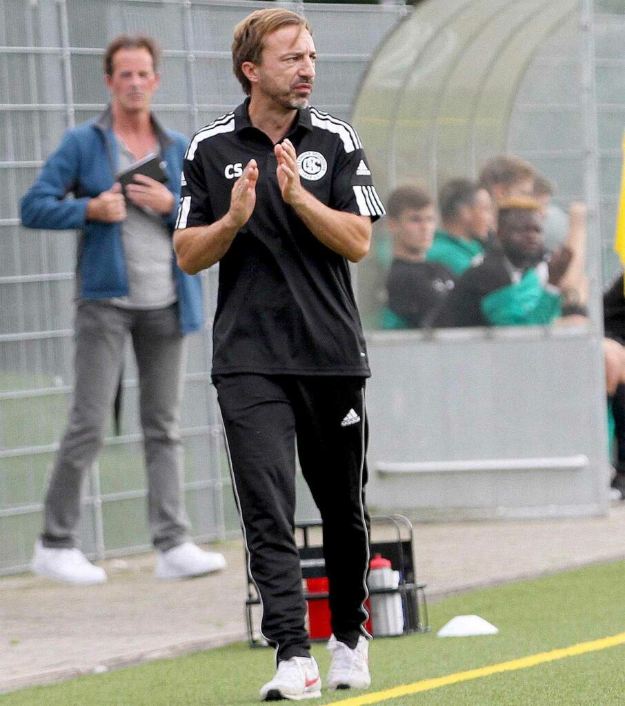 GSC-Coach Christian Schössler gefiel der Auftritt seiner Elf. © Ismail Yesilyurt GSC-Coach Christian Schössler gefiel der Auftritt seiner Elf. © Ismail Yesilyurt