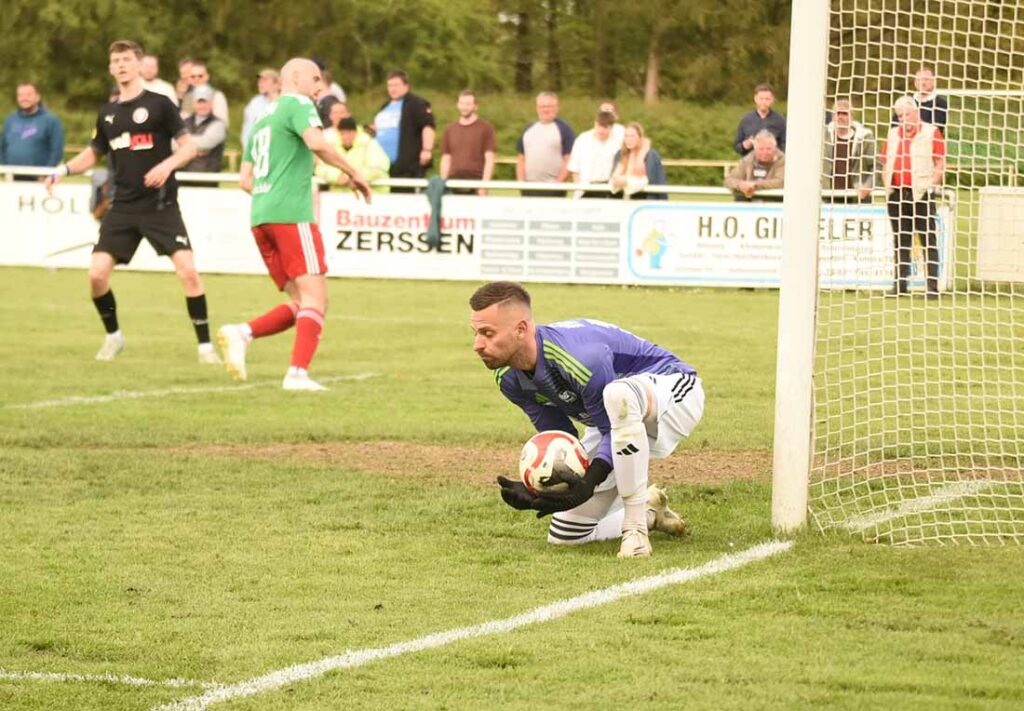 MTSV-Keeper Mats Hinrichs. © 2025 Olaf Wegerich MTSV-Keeper Mats Hinrichs hielt was zu halten war. © 2025 Olaf Wegerich