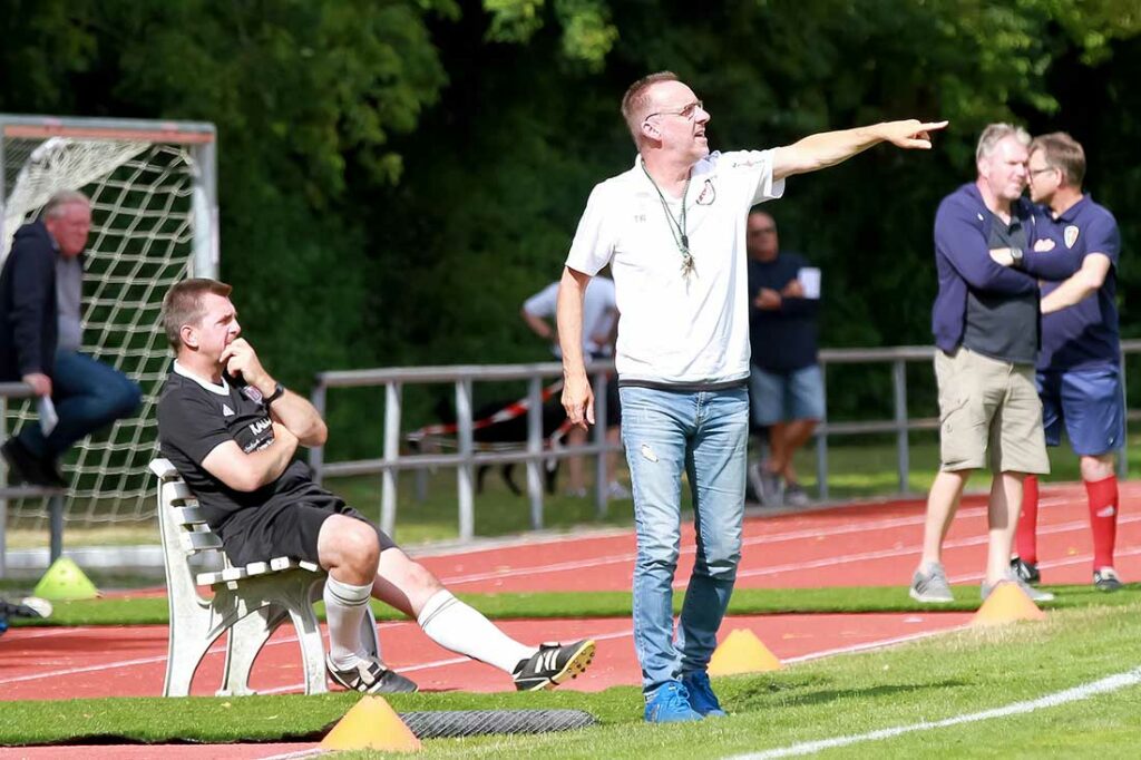 Frank Knocke (Trainer MTV Dänischenhagen). © 2023 Ismail Yesilyurt Frank Knocke (Trainer MTV Dänischenhagen). © 2023 Ismail Yesilyurt