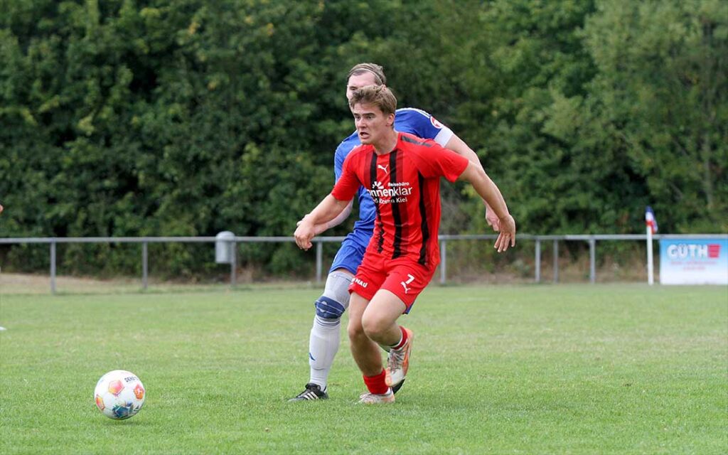 Justus Schröder (TSV Kronshagen) macht den Sack zu. © 2026 Ismail Yesilyurt Justus Schröder (TSV Kronshagen) macht den Sack zu. © 2026 Ismail Yesilyurt