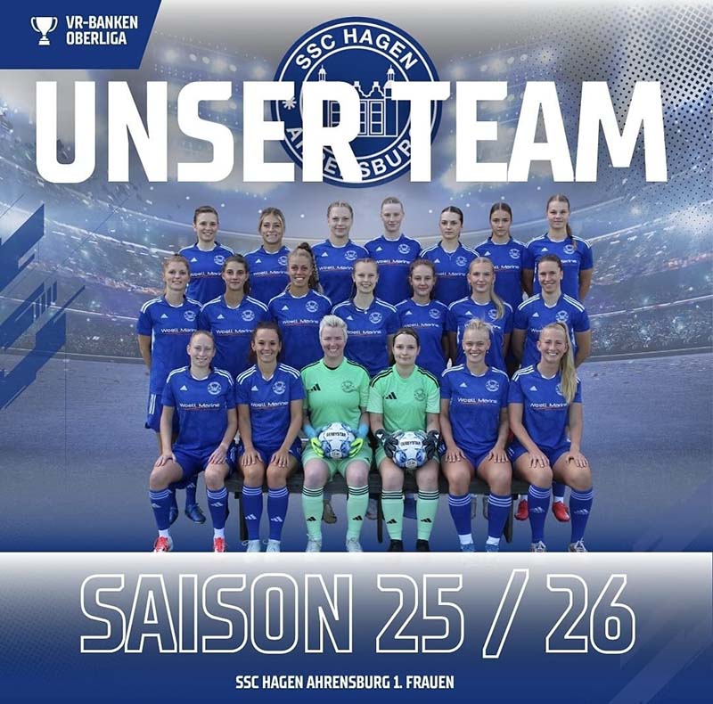 Teamfoto SSC Hagen Ahrensburg. © Joshua Behn Teamfoto SSC Hagen Ahrensburg. © Joshua Behn