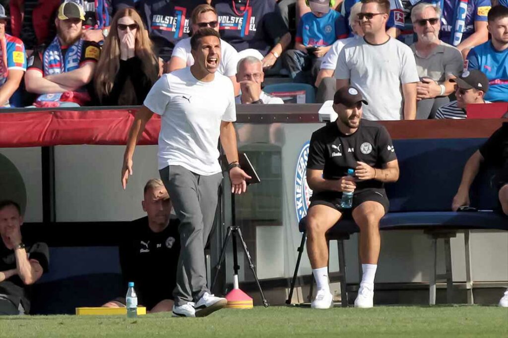 Trainer Marcel Rapp (Holstein Kiel). © 2024 Ismail Yesilyurt Trainer Marcel Rapp (Holstein Kiel). © 2024 Ismail Yesilyurt