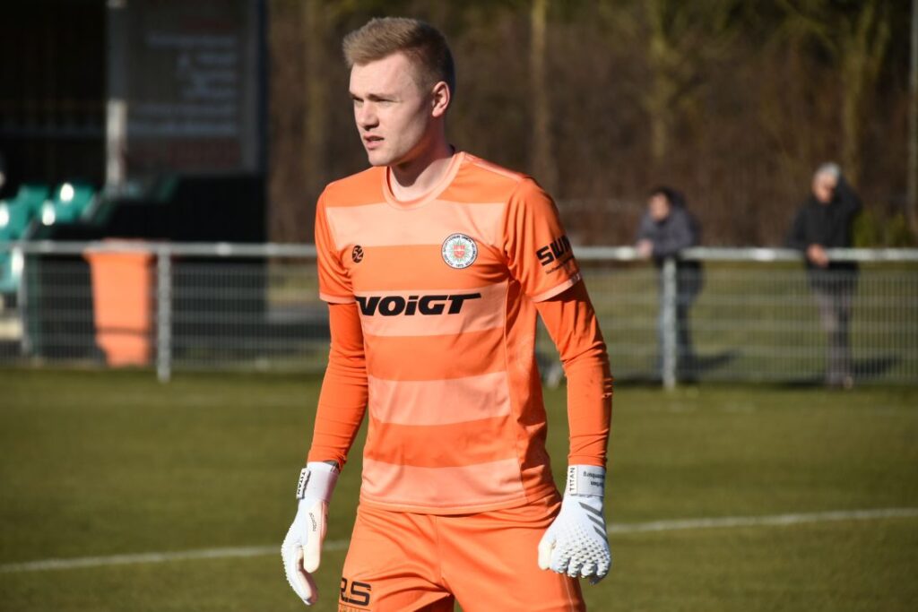 Torben Franzenburg im Trikot des PSV Neumünster. © 2024 Olaf Wegerich Torben Franzenburg im Trikot des PSV Neumünster. © 2024 Olaf Wegerich