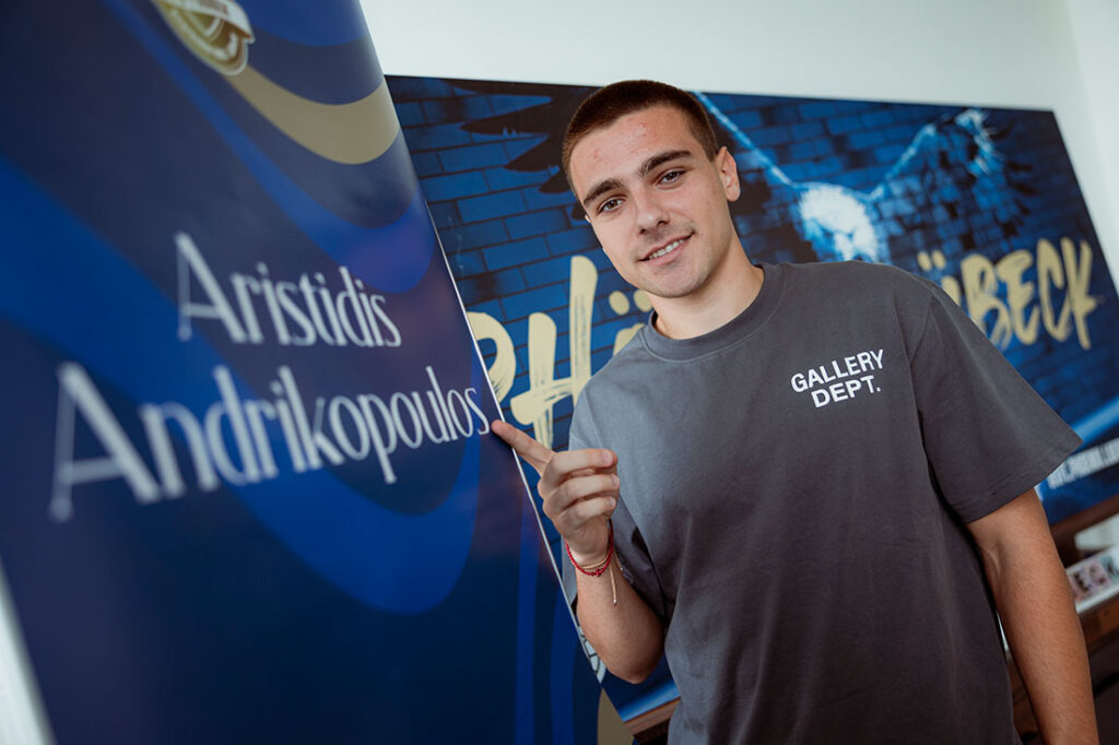Aristidis Andrikopoulos. © 2025 1. FC Phönix Lübeck Aristidis Andrikopoulos. © 2025 1. FC Phönix Lübeck