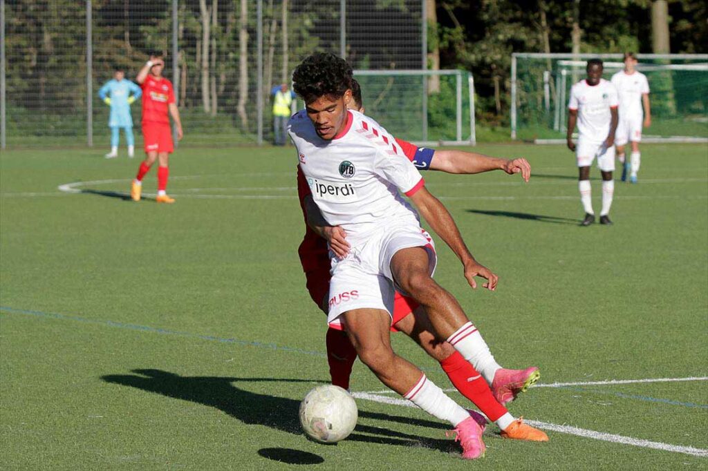 Emilio Krück (VfB Lübeck II) kam in der zweiten Halbzeit. © 2023 Ismail Yesilyurt Emilio Krück (VfB Lübeck II) kam in der zweiten Halbzeit. © 2023 Ismail Yesilyurt