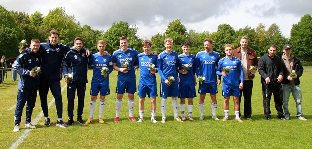 Zehn Spieler plus Trainerstaff sind bei der SpVG Eidertal Molfsee in der neuen Saison nicht mehr dabei. © 2026 Ismail Yesilyurt