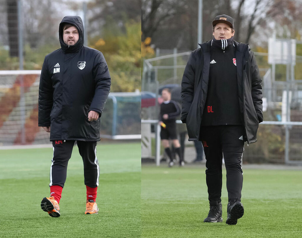 Gehen seit knapp acht Jahren gemeinsam den gleichen Weg - Trainergespann David Lehwald (re.) und Axel Mommer. © Ismail Yesilyurt