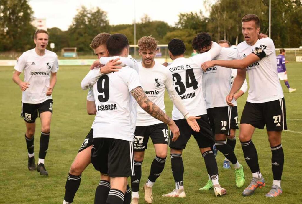 Der Heider SV hatte in dieser Saison schon viel Grund zu jubeln. © 2024 Olaf Wegerich Der Heider SV hatte in dieser Saison schon viel Grund zu jubeln. © 2024 Olaf Wegerich
