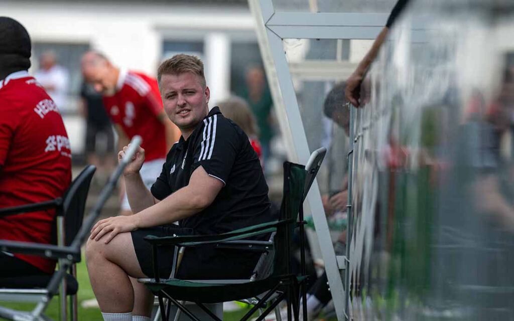 Hannes Nissen (Geschäftsführer Heider SV Liga GmbH). © 2024 Volker Schlichting Hannes Nissen (Geschäftsführer Heider SV Liga GmbH). © 2024 Volker Schlichting