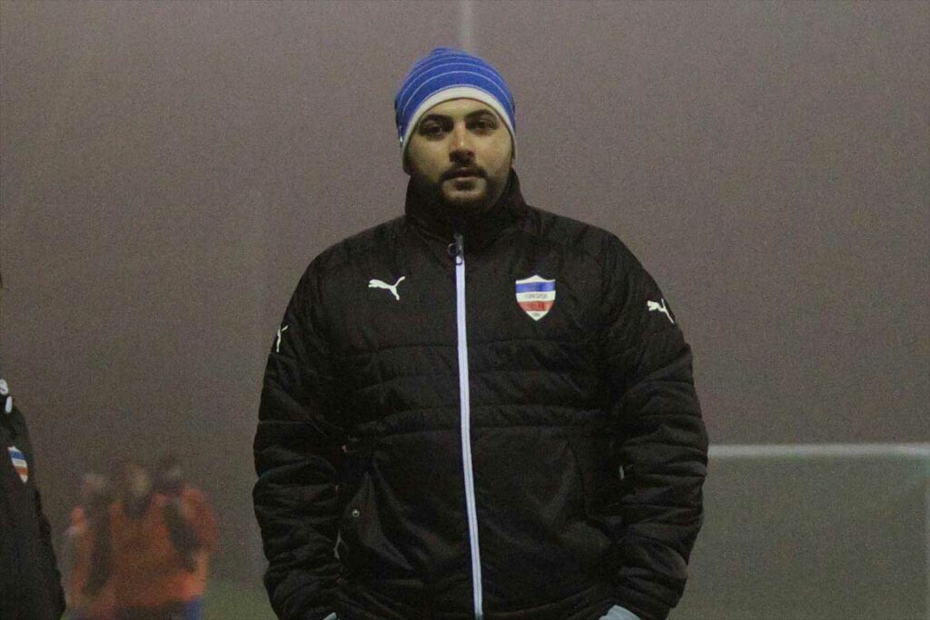 Inter-Coach Hassan Fayadh hatte lange nach dem wilden Spiel noch einen hohen Puls. © 2023 Ismail Yesilyurt Inter-Coach Hassan Fayad hatte lange nach dem wilden Spiel noch einen hohen Puls. © 2023 Ismail Yesilyurt