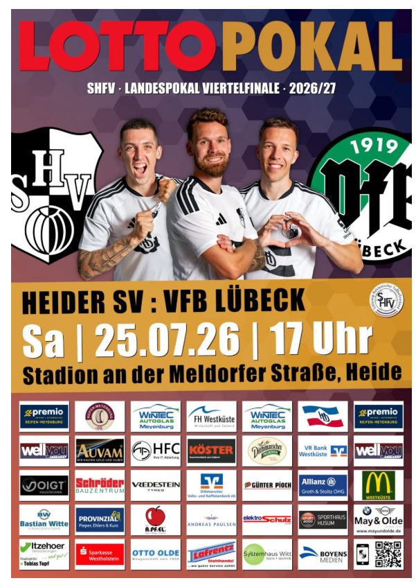 Das Spiel des Jahres in Heide. © 2026 Heider SV Das Spiel des Jahres in Heide. © 2026 Heider SV